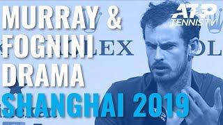 Heated Exchange Between Andy Murray And Fabio Fognini! | Shanghai 2019 Day 3