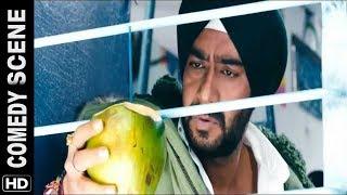 hindi comedy scenes Son of sardaar train comedy scene ¦¦ ajay devgan, sonakshi sinha comedy