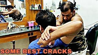 Powerful head and body massage by Asim barber | Loud neck cracking | ASMR