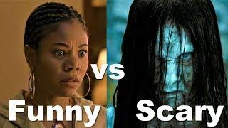 Samara Coming Out From The Well | Horror Scene VS Funny Scene | The Ring 2017 vs Scary Movie 3