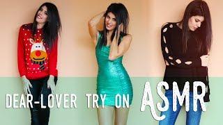 ASMR ita - ???? DEAR-LOVER Try-On Haul (Whispering and Fabric Sounds)