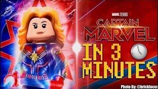 Lego Stop Motion | Marvel's Captain Marvel In 3 Minutes [Lego Stop Motion] | Funny Video
