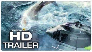 THE MEG Megalodon Vs Helicopter Fight Scene Trailer (NEW 2018) Jason Statham Shark Monster Movie HD