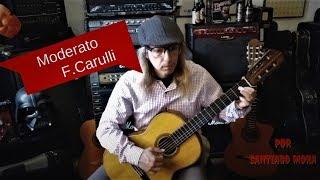 MODERATO DE FERNANDO CARULLI GUITARRA DEL ROMANTICISMO POR SANTIAGO MORA
