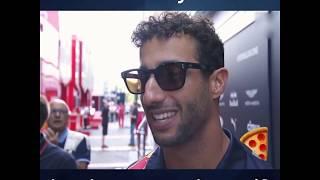 Funny: Daniel Ricciardo talks about pizza, pizza & pizza | F1 Italian GP 2018
