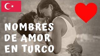 Nombres de amor en turco