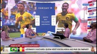 Neymar do Brasil ou Hazrd da Bélgica quem é melhor 03 07 2018