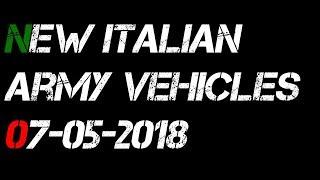 New Vehicles for the Italian Army (07/05/18)