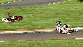 Minibikes Drama! Cool FAB Minibikes 2018 Rd 7, Pitbike 140 & Moto Team Race