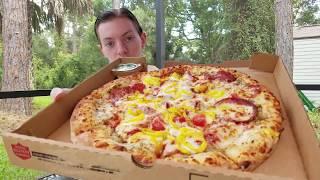 Papa John's NEW Italian Hero Pizza Review