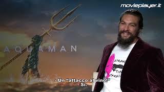 Jason Momoa è Aquaman: “C’è molto di me in lui: e io amo Roma e il vino italiano!”